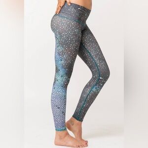 Teeki Excellent Condition Mermaid Fairy Queen Teal Leggings